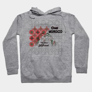 Proud Of Moroccan One Heart Best Mosaic Hoodie